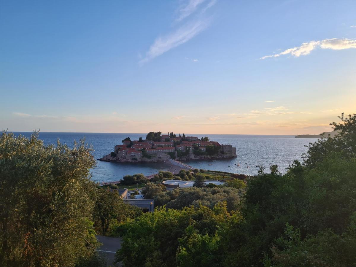Apartman Rosemary Sveti Stefan Buitenkant foto